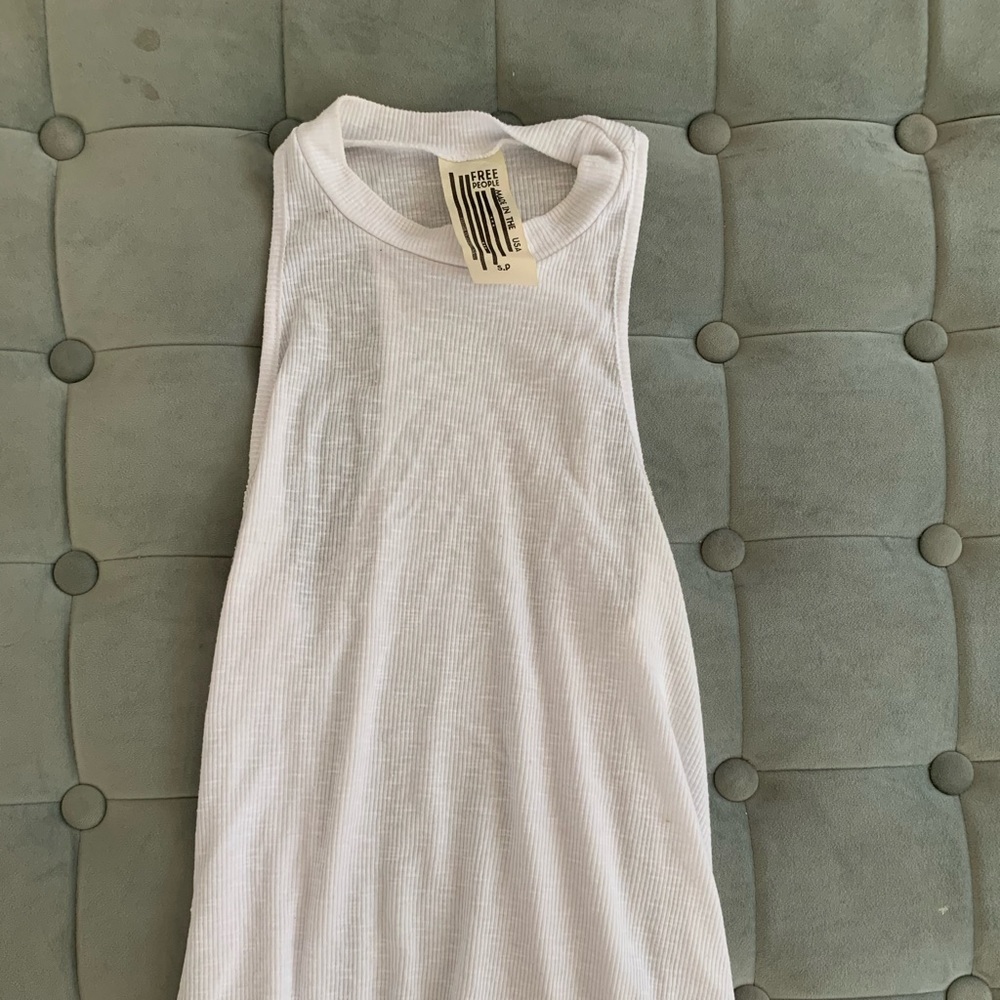 Free People High Neck Ribbed Tank